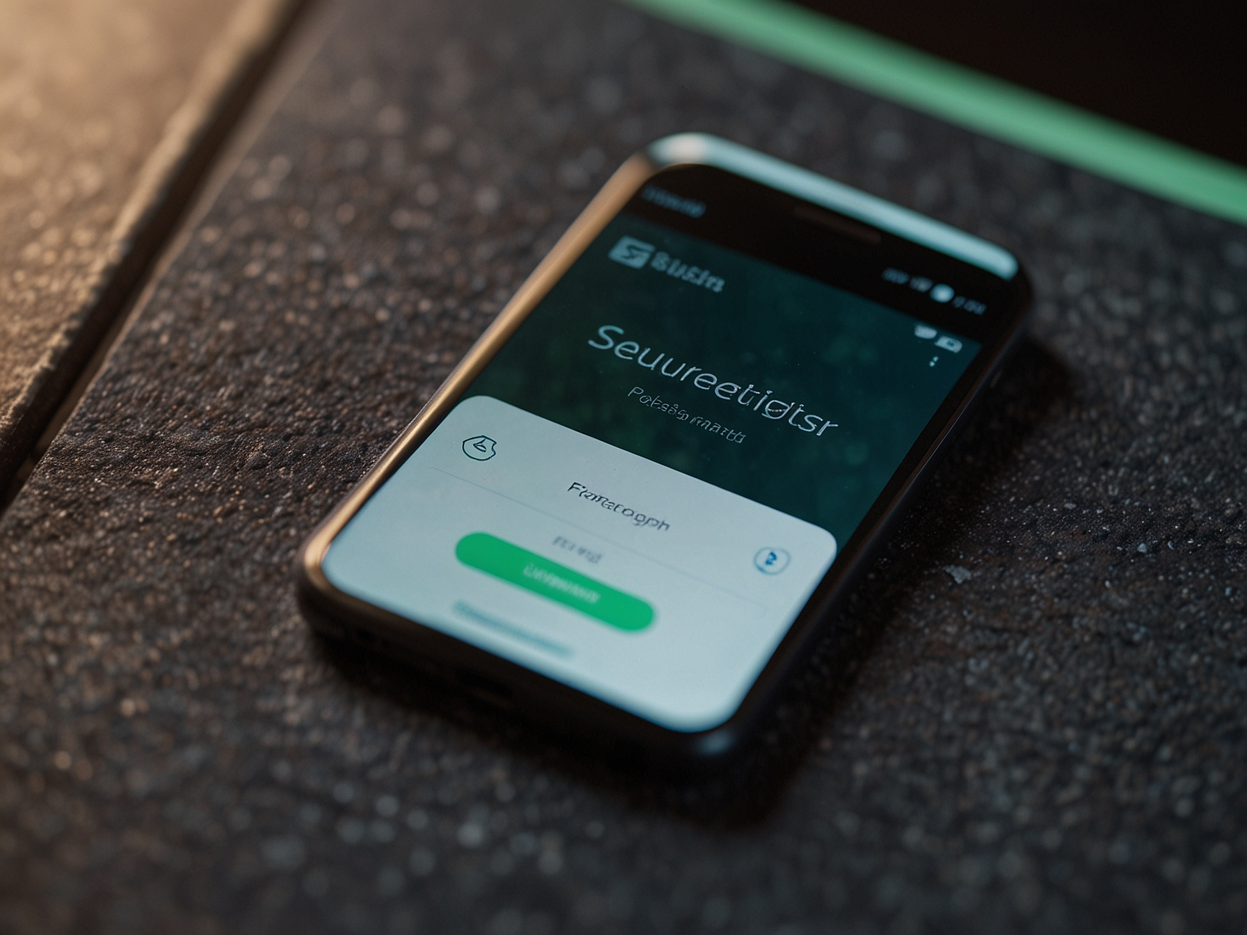 Login security banner