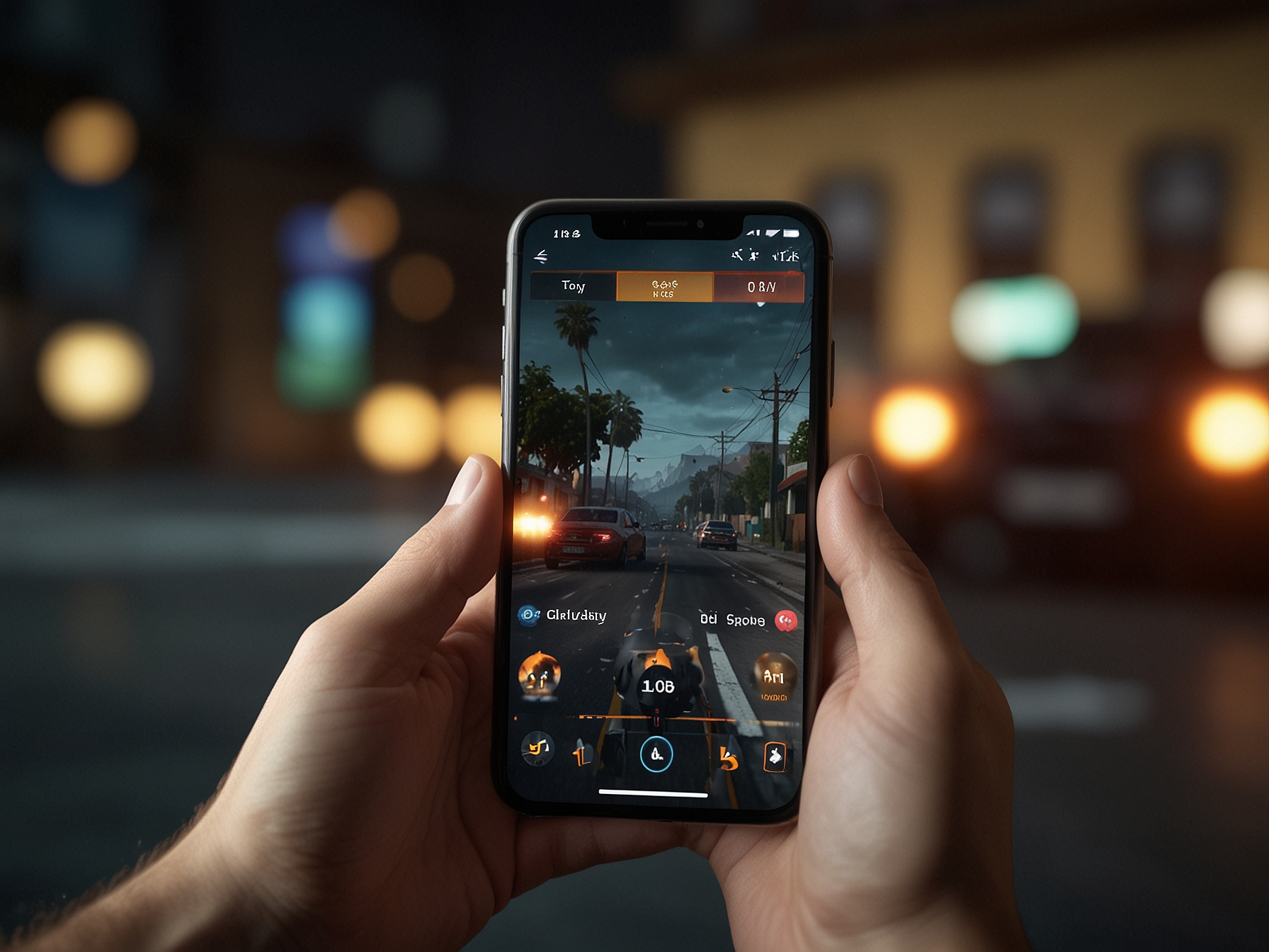 Crash game on mobile